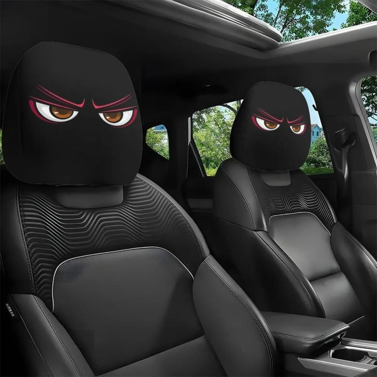 

Car Headrest Covers, Universal Seat Protector Pads, Car Seat Decorative, Ideal for Long Drives & Travel, Perfect Holiday Gifts