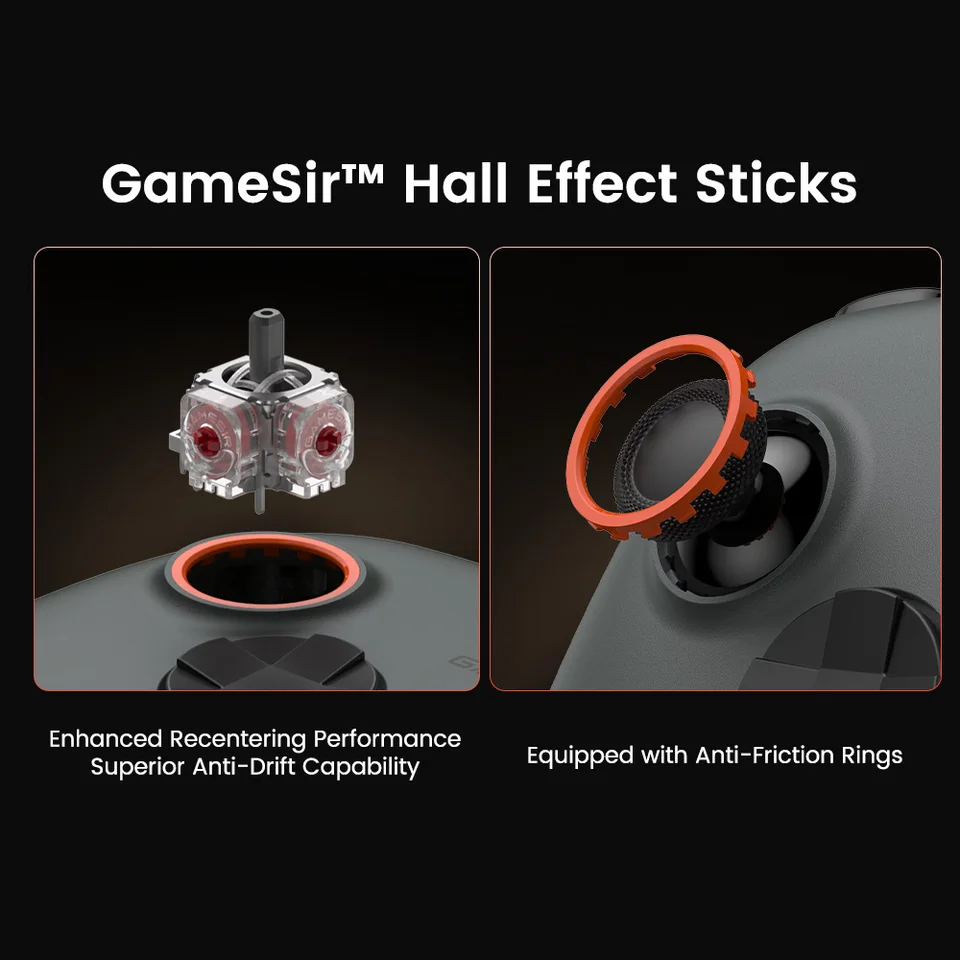 GameSir Nova 2 Lite Edición Iron Man Controlador Inalámbrico para Switch, PC, Android e iOS 4