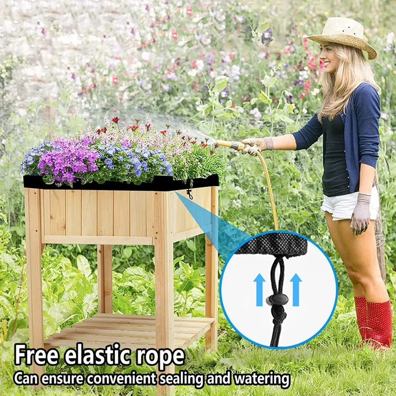 Coperchio di ricambio per prelievi urbani Kit di trapianto per coperchio per fioriera da 20 x 24 pollici per mulch da giardino, confezione da 3