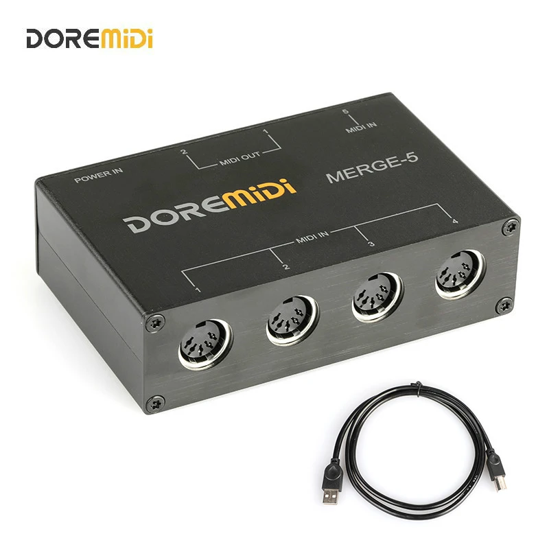 DOREMiDi 5 MIDI-вход 2 MIDI-выход Поддержка USB Power Join-5