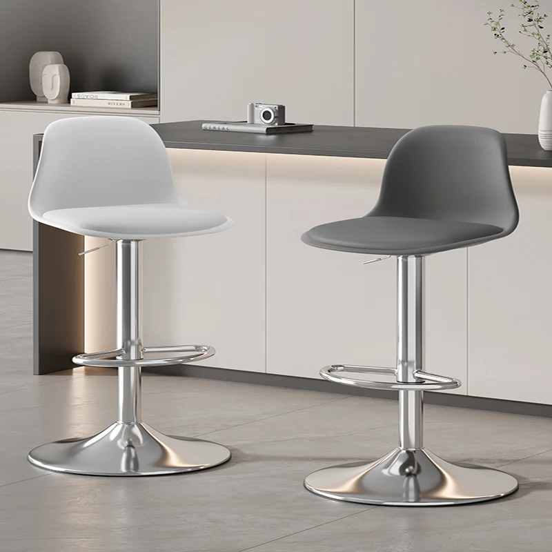 Барные стулья для ресторана в скандинавском стиле, длинный дизайн, минималистичные металлические барные стулья Wishbone Cream Sillas Para Comedor, дизайн барной мебели