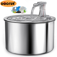 Cat Water Fountain 304 Stainless Steel Quiet Sensor Automatic Pet Water Fountain for Cats 2L/67OZ Dog Drinking