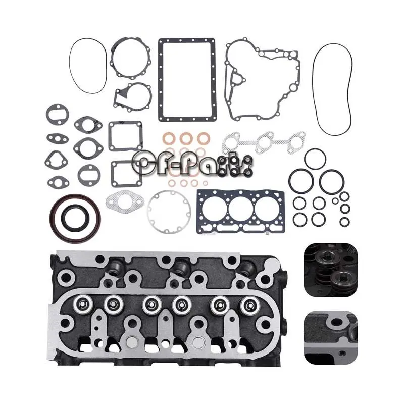 

Complete Cylinder Head Assy with Valves&Full Gasket Set for Kubota D1005 Engine