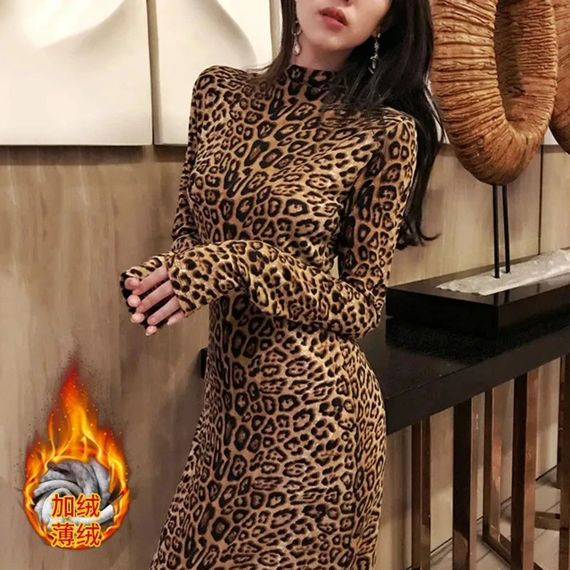 Leopard print dresses for shops women