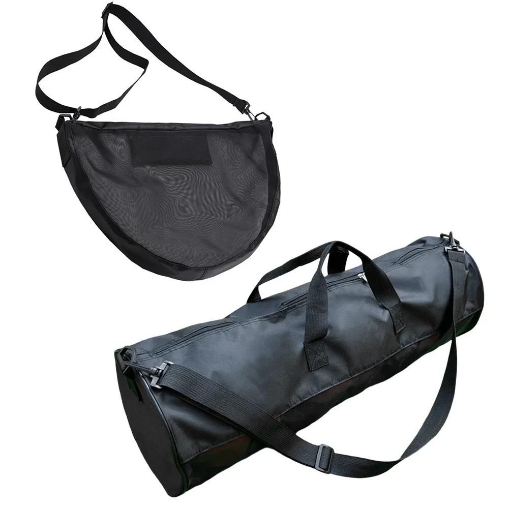 Lightweight and Portable Ball Mesh Carry Bag Suitable for Basketball Football Volleyball Oxford Cloth + Mesh Material