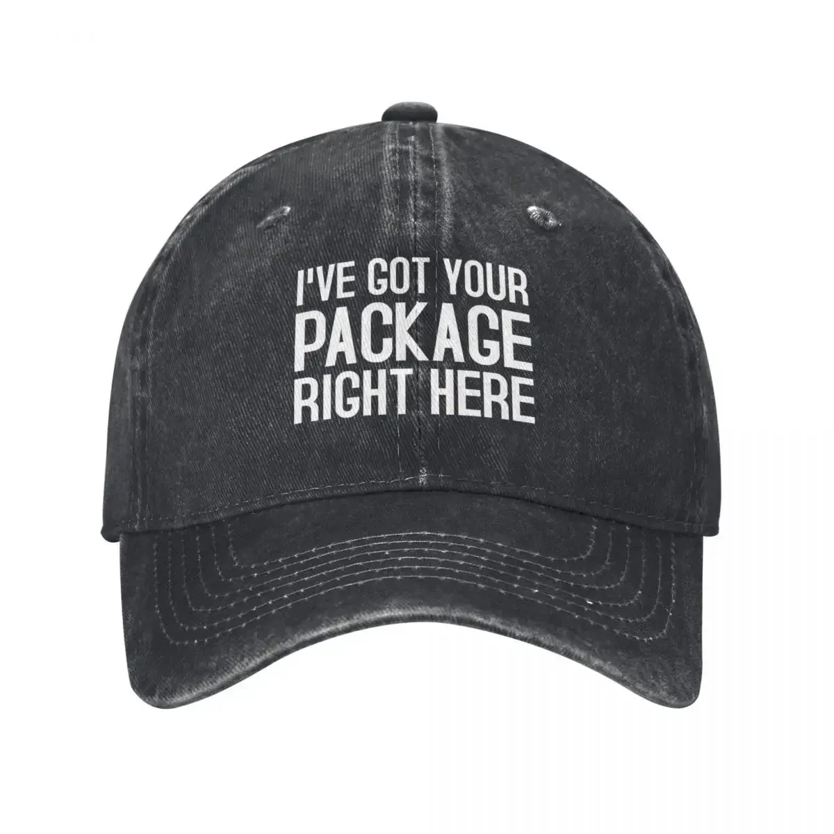 I've Got Your Package Driver Gift Food Courier Funny Delivery Driver Baseball Cap Luxury Brand Cosplay western Hat Men Women's