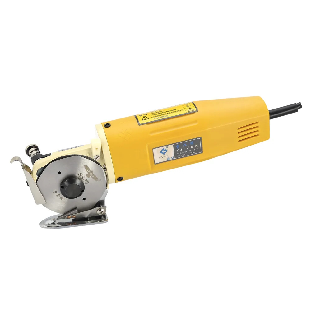 

DHL Express Only YJ-70A Cloth Cutting Machine Electric Scissors Round Circular Thickness 24mm