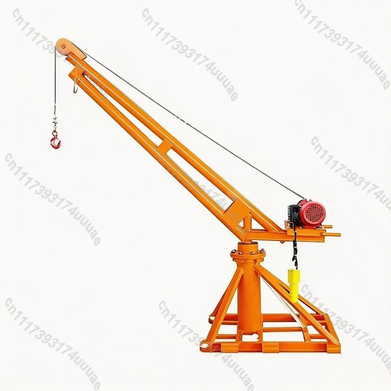 Household Small Electric Hoist, Outdoor Lifting Crane for Building Decoration Feeding Work