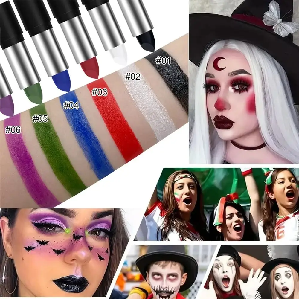 

Face & Body Paint Body Art Paint Sticks Sports Makeup Quick-Dry Halloween Face Painting Stick Long Lasting Creative