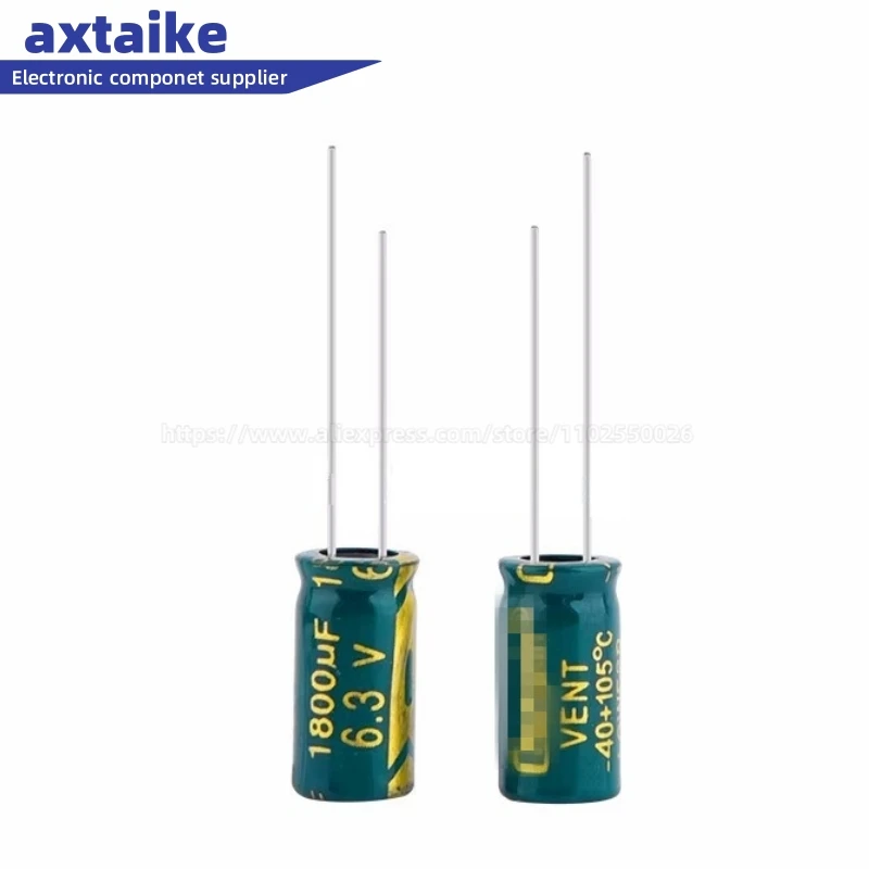 

20PCS 1800UF 6.3V 10V 16V 8*16/10*20MM High Frequency Low ESR Aluminum Electrolytic Capacitor DIP