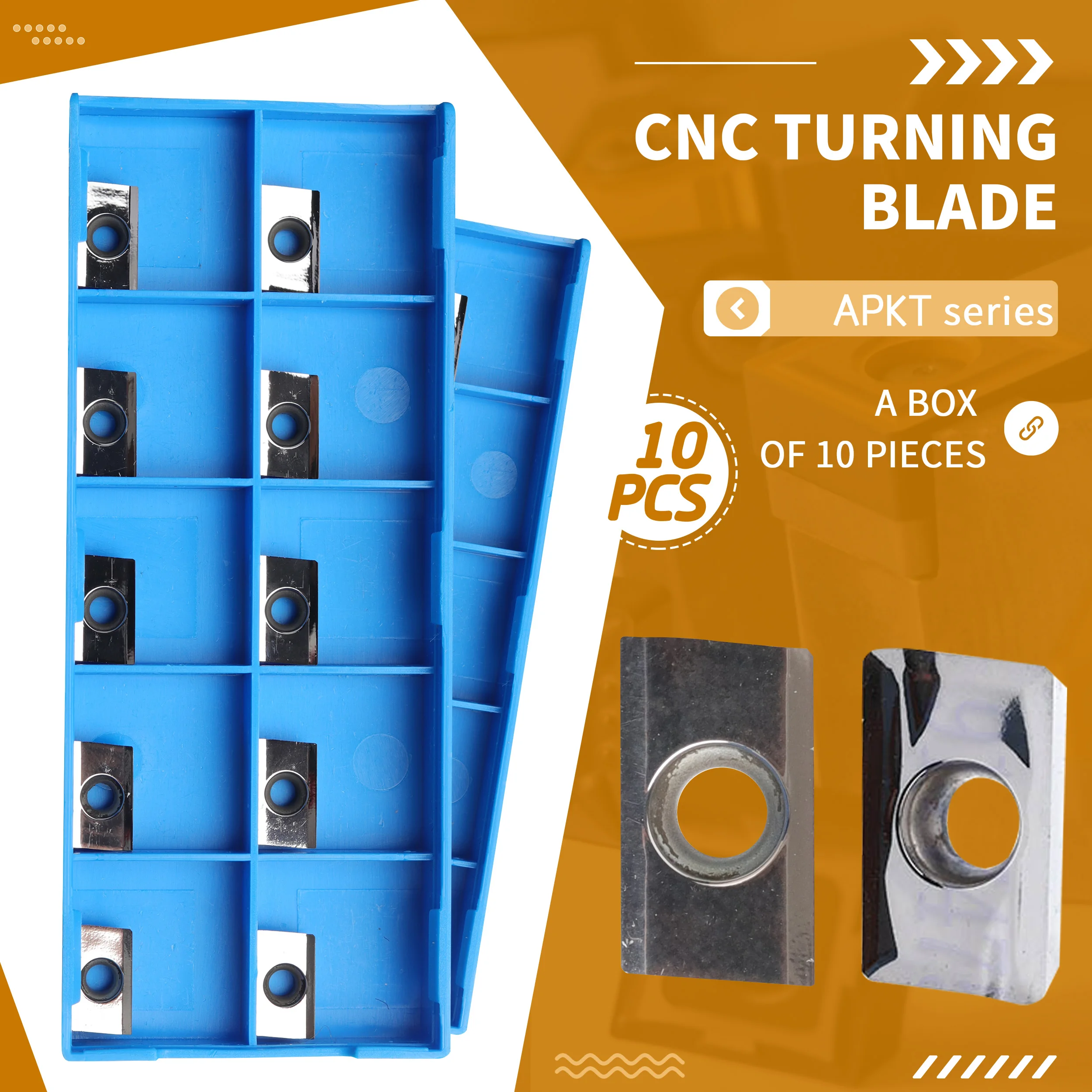 APKT1003PDFR APKT1135PDFR APKT1604PDFR-MA H01 Bubut CNC Carbide Milling Masukkan APKT1604PDFR-MA3 H01 Penggilingan Pisau Aluminium Alat