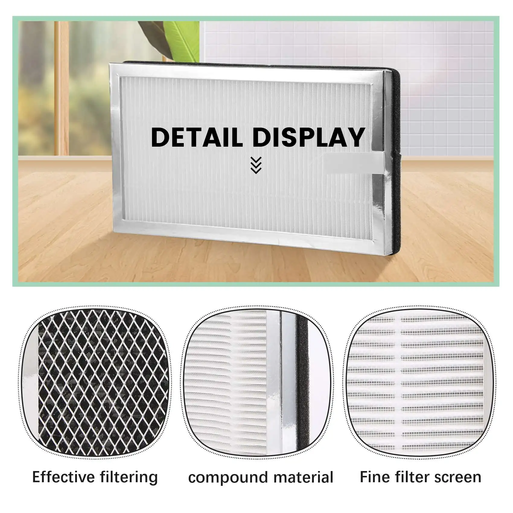 L73A 2025-2 Pcs Replacement Filters For Medify MA-15 Air Purifier, H13 True HEPA And Activated Carbon Filters,3 In 1 Pre-Filters