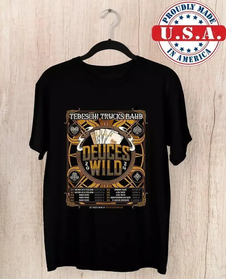 Tedeschi Trucks Band 2024 Deuces Wild Tour T Shirt