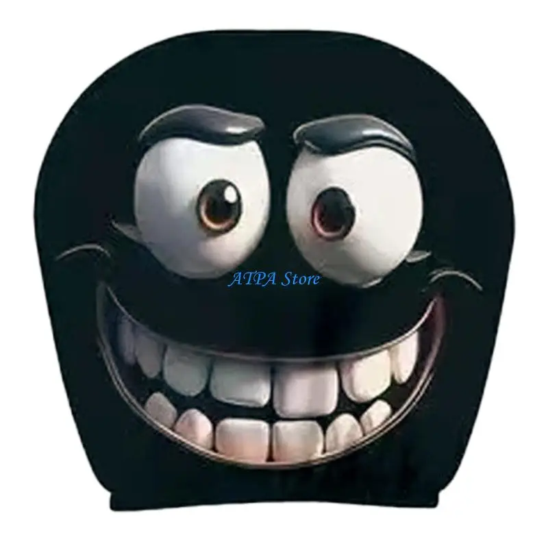 U13C Festive Auto Accessories Halloween Headrest Protectors Comfortable Dust Cover