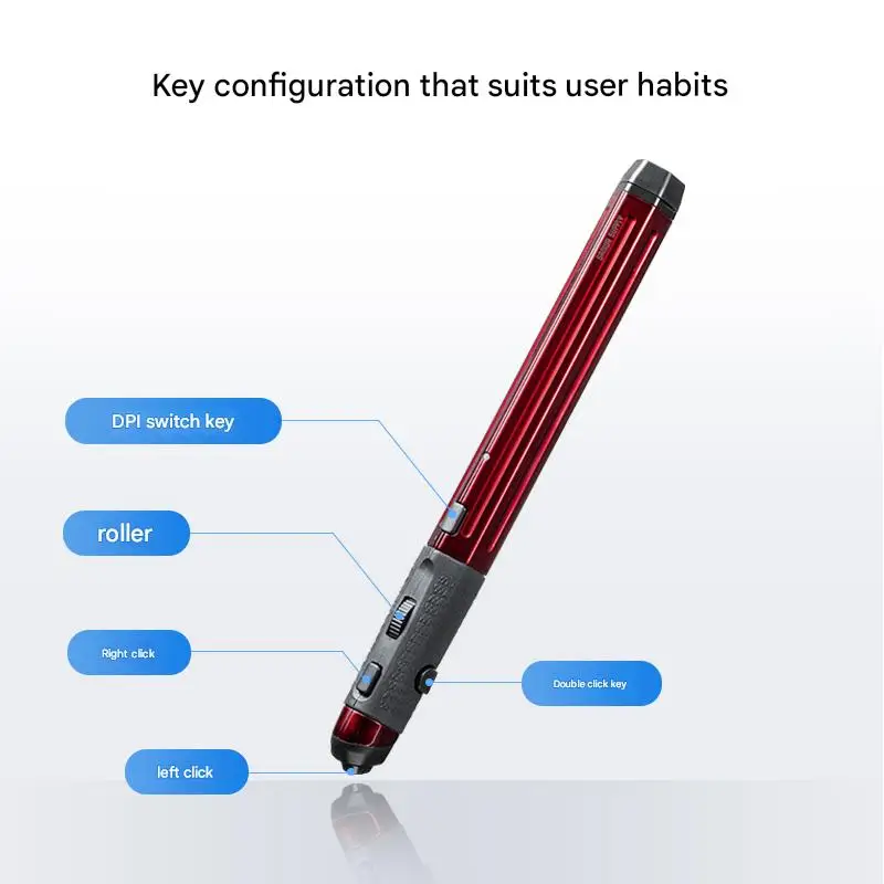 SANWA Wireless Pen Type Mouse Bluetooth 3-mode Charging Type Freely Control Creative Office Computer Universal Gift