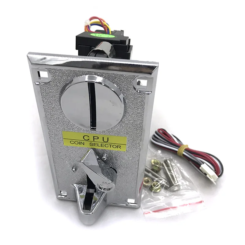 

JY 100F round mouth/007 coin acceptor Arcade vending machine multi coin acceptor selector is suitable for claw machine