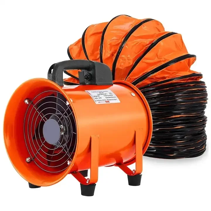 14-Inch Industrial Centrifugal Axial Exhaust Fans Portable Ventilation Blower with 220V 50Hz for Ventilation Ducts