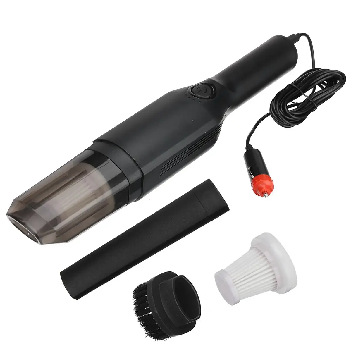 

HB-C01 2 IN 1 Corded Car Vacuum Cleaner 5500Pa Mini Portable Handheld 60W Duster