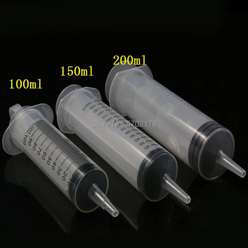 Industrial Plastic Injection Syringe Needleless Syringe Hand Push Large Capacity Syringe Enema Feeder