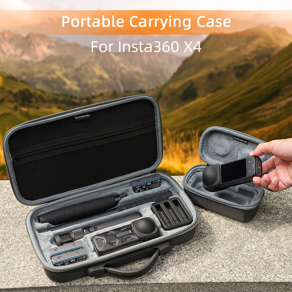 

Carrying Case for Insta360 X4 Portable Travel Storage Bag for Insta 360 X4 Camera Anti-scratch Carrying Bags Accessories