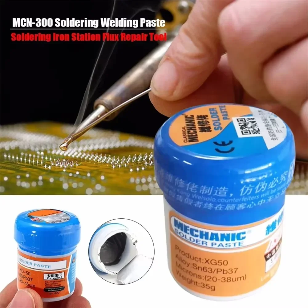 MECHANIC XG Series 183℃ Tin Solder Paste Environment Friendly Soldering Flux for Mobile Phone IC CPU BGA SMD Phone Repair image 2