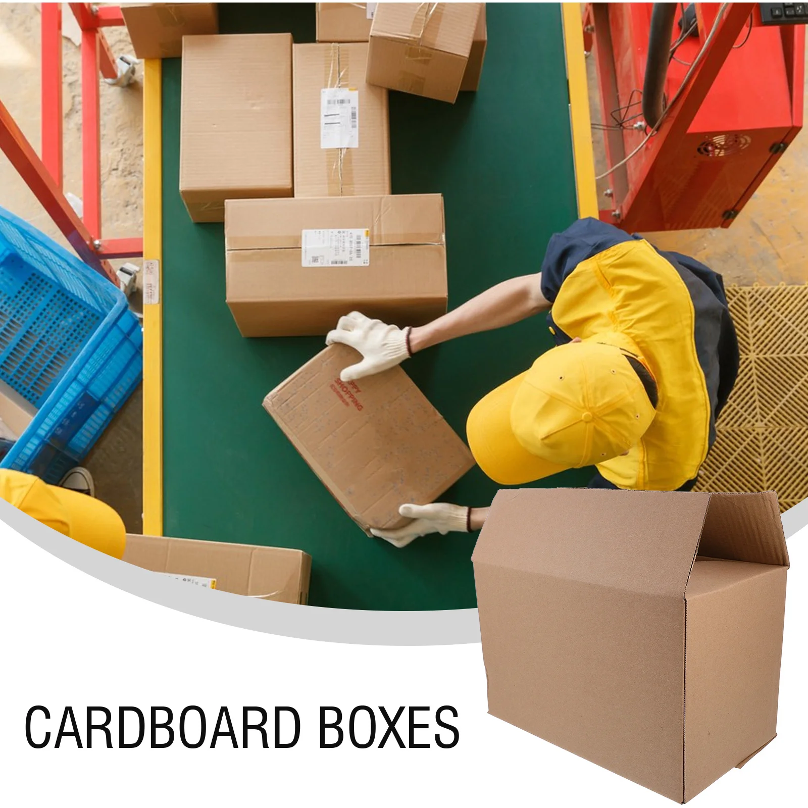 Cajas exprés de papel corrugado de alta resistencia, cajas de envío para embalaje de artículos grandes, taburetes de ropa, almacenamiento, embalaje móvil, 5 uds.