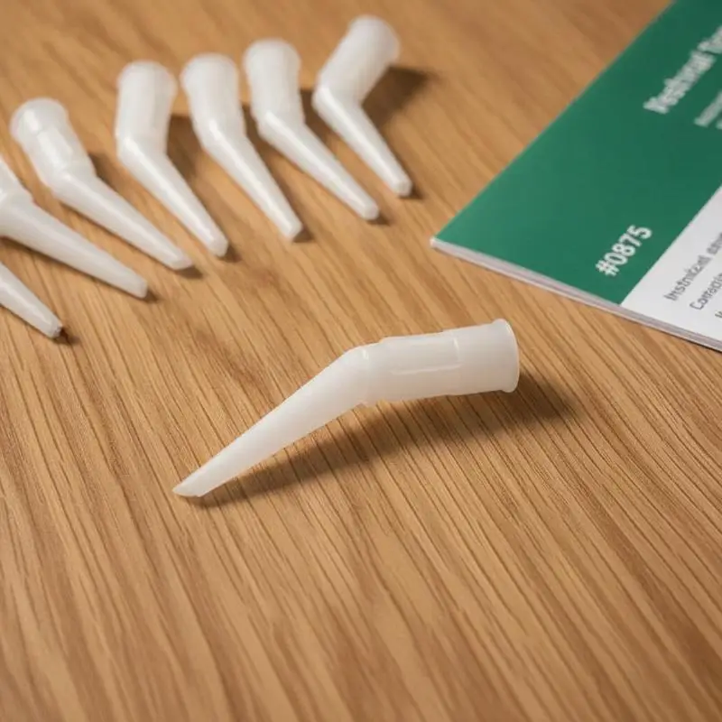 5-100Pcs Plastic Caulk Nozzle Tips Plastic Glass Glue Nozzles Sealant Silicone Caulking White Tips Home Construction Accessorie