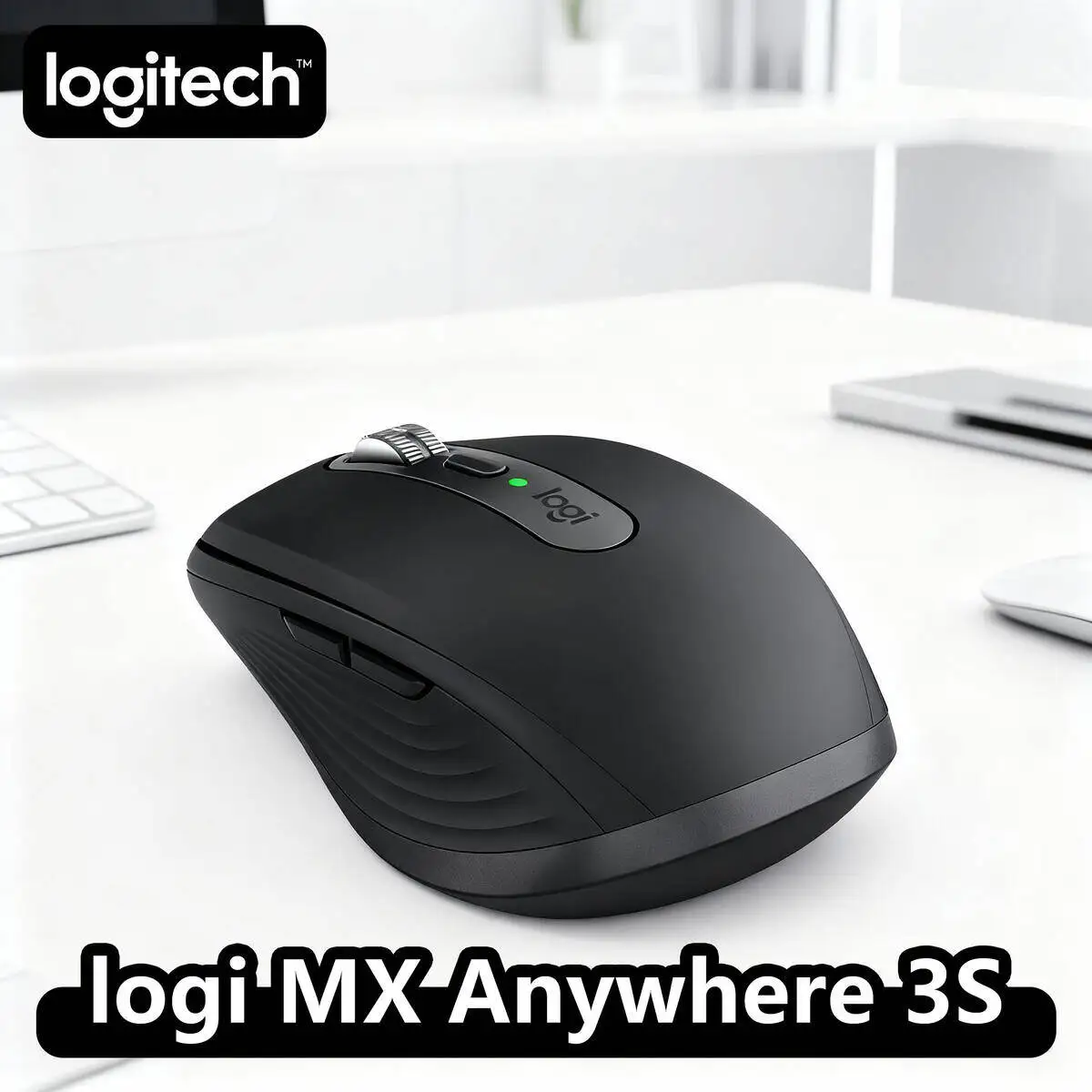 

Logitech MX Anywhere 3S Mouse, Wireless, 8000 DPI, MagSpeed, Logitech Flow, Windows (Multi style Logitech mouse)