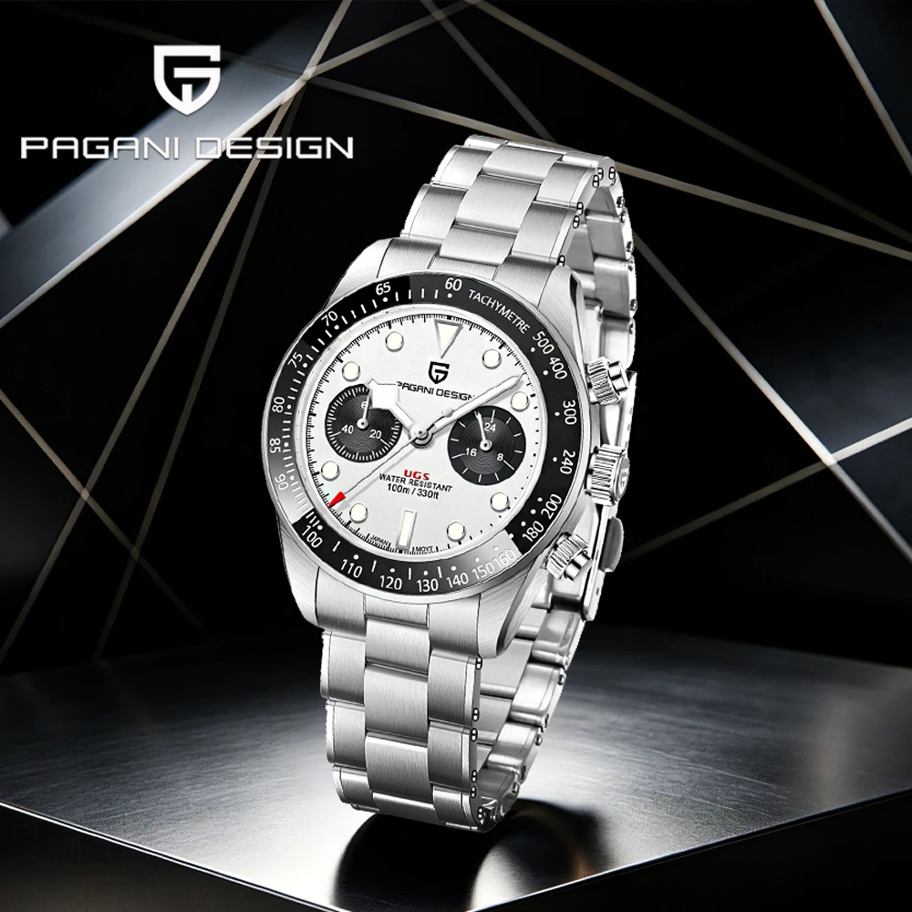 Pagani Design Men's Watch Panda Quartz Men's Watch Top Business Sports Chronograph Sapphire Waterproof Watches for Men 2026 New