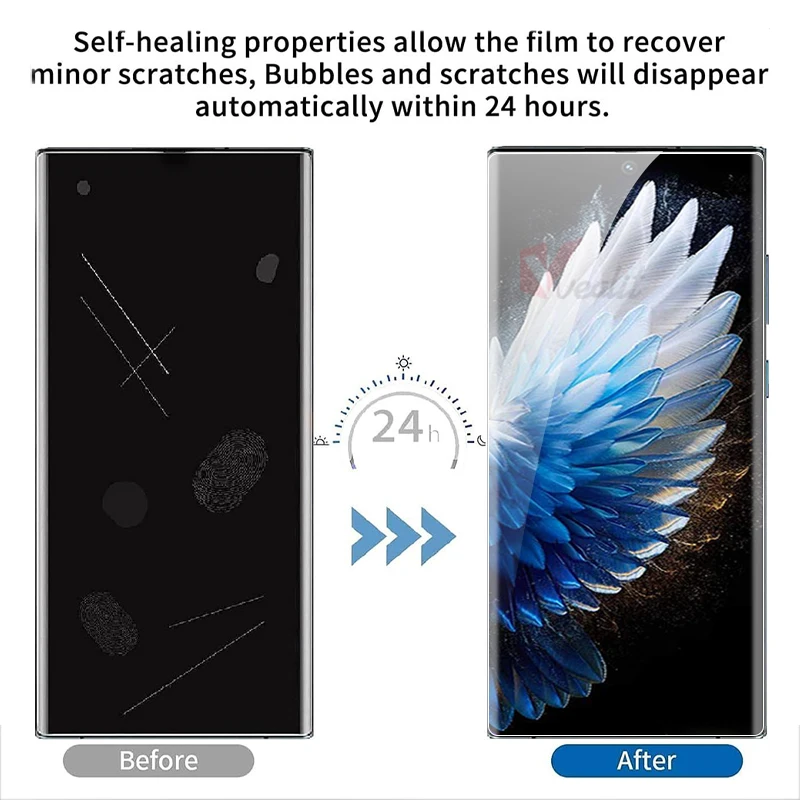 1-2 قطعة فيلم هيدروجيل مضاد للتجسس لـ Tecno Spark 40 20 Pro Plus واقي للشاشة لـ Tecno Camon 40 30s Pro فيلم الخصوصية وليس الزجاج