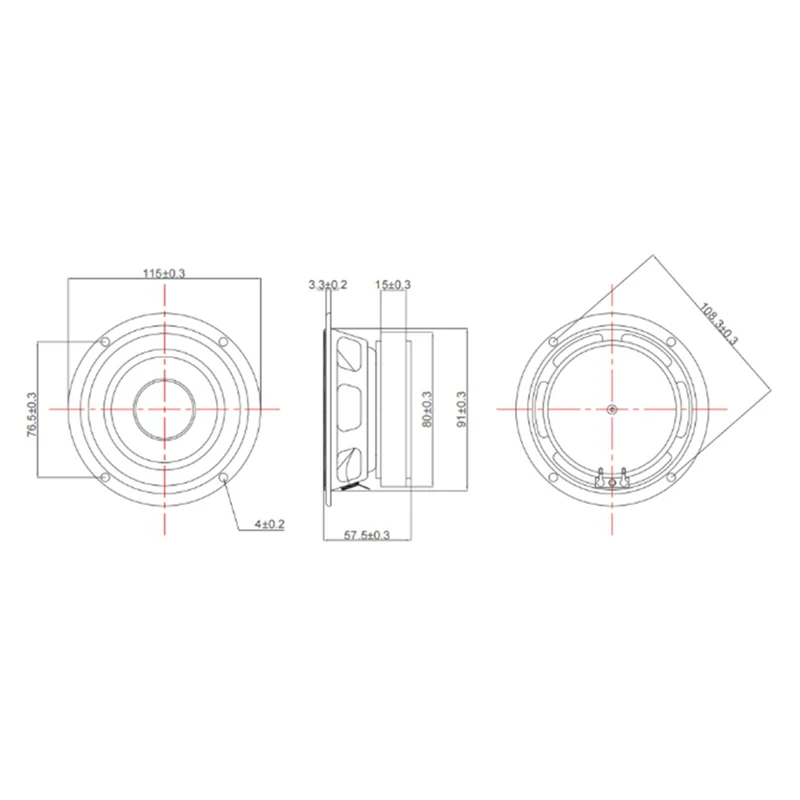BTLIFE-2X مكبر صوت مستدير 4.5 بوصة نظام صوت ستيريو 25 وات ملحقات صوت مميزة مكبر صوت متوسط المدى
