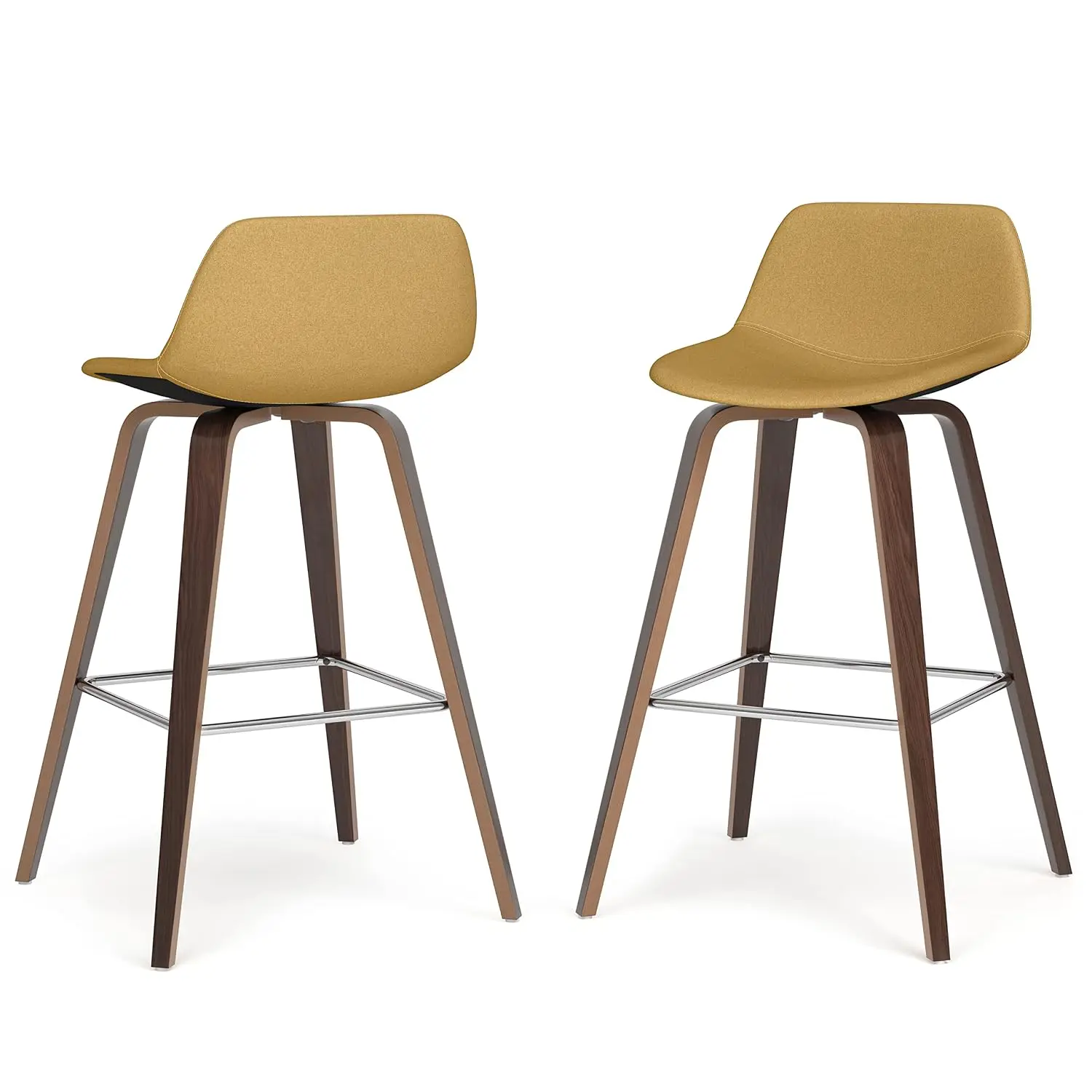 Linen Counter Stool Set of 2 28
