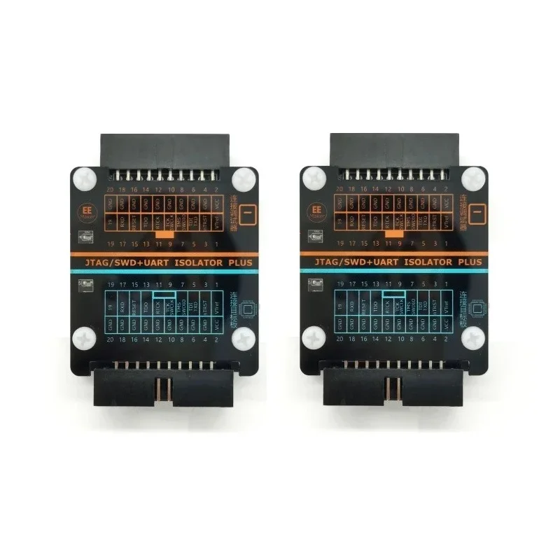 EKD04-Plus JTAG High Voltage Isolation Emulator Support JLink/STLink/DAPlink Debugger High Speed JTAG SWD Serial Isolation