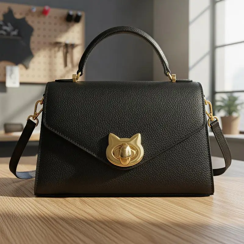 Hot Cute Cat/Bird Clasp Locks Metal Bag Turn Lock For DIY Leather Craft Handbag Shoulder Bags Hardware Decoration Accessories