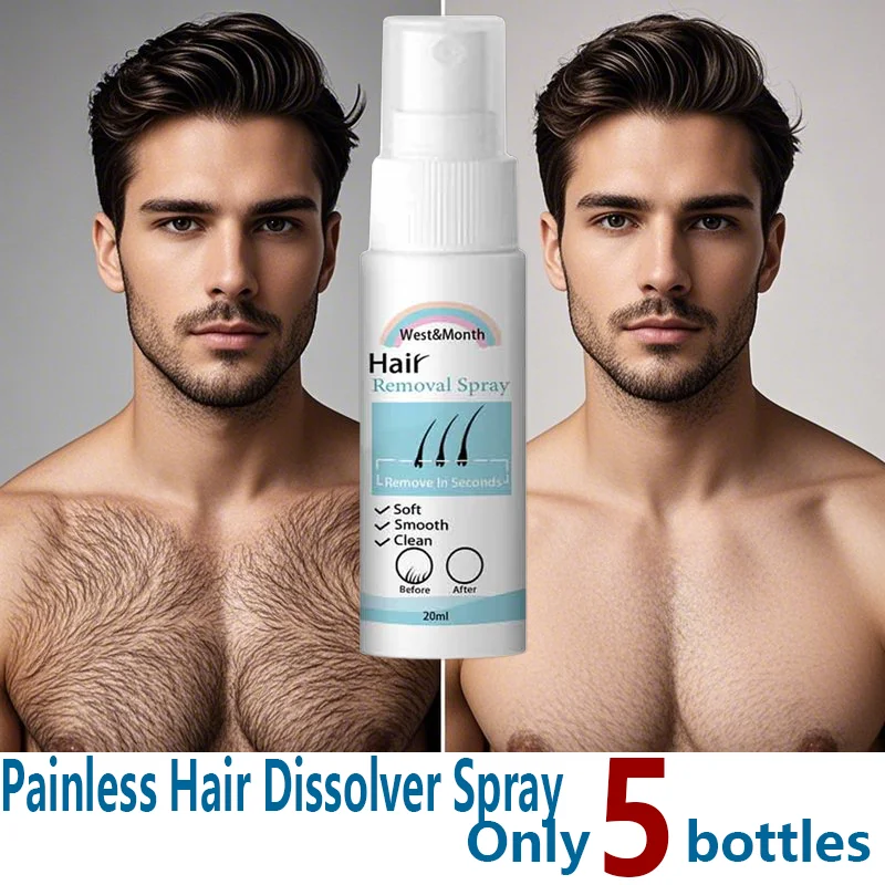 3RD Eliminates Body Hair Spray Permanent Hair Removal  Safe for legs arms underarms and bikini area Moisturizing Slower Regrowth