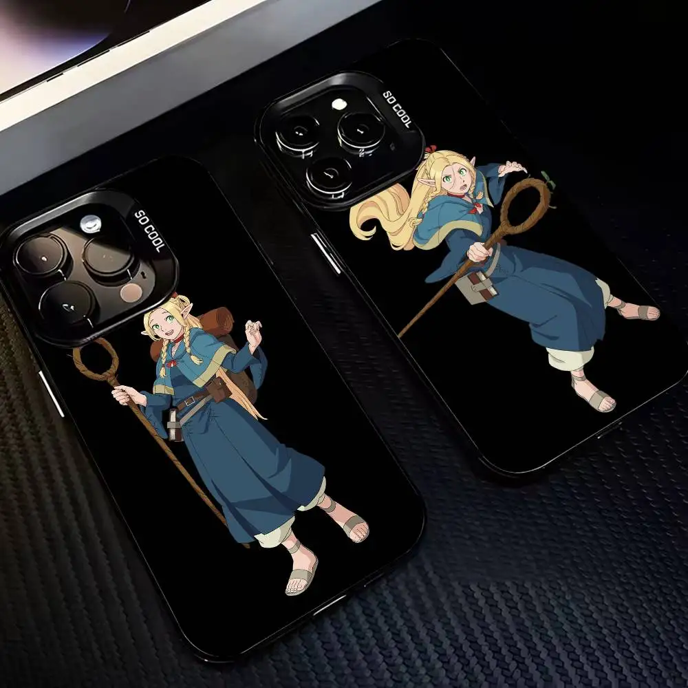 

Delicious in M-Marcille D-Donato Dungeon Phone Case For iPhone 17,16,15,14,13,12,11 Plus,Pro,Colored Silver Plated Inside Cover