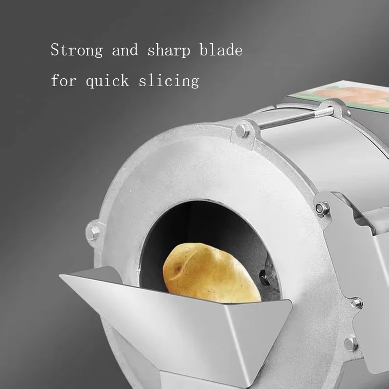 110V/220V Electric Vegetable Cutter Wire Cutter Commercial Automatic Slicer Potato and Radish Shredder