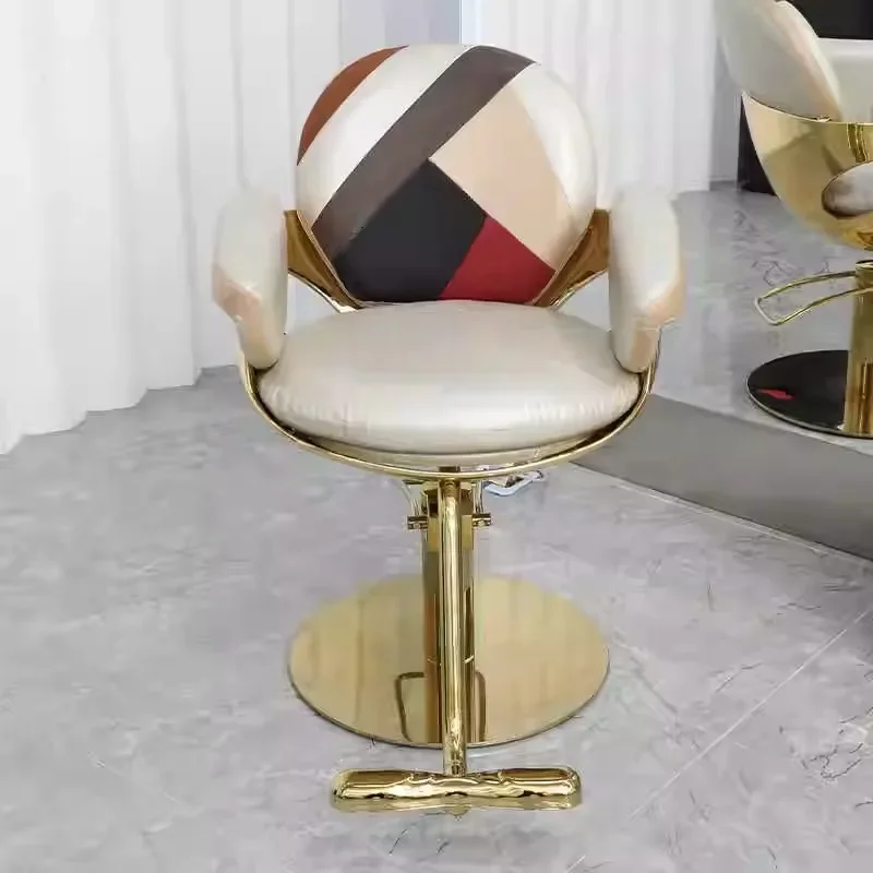 

Chinese Style Chair Hairstyle Hair Dresser Makeup Beauty Salon Simple Professional Coiffure Furniture Barberia Manicur Reception