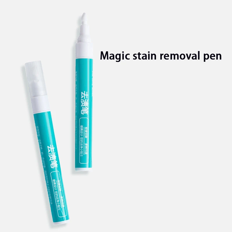 Magic Clothing Stain Removal Pen Portable Washing Free Oil Red Wine Stain Remover Marker Pen For Small Greasy Filth On T-Shirt