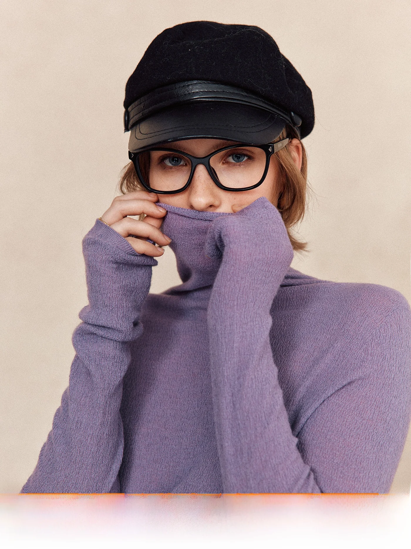 

Женский облегающий топ с высоким воротом из шелкового трикотажа 60S, мягкий, с длинным рукавом, в стиле Cleanfit