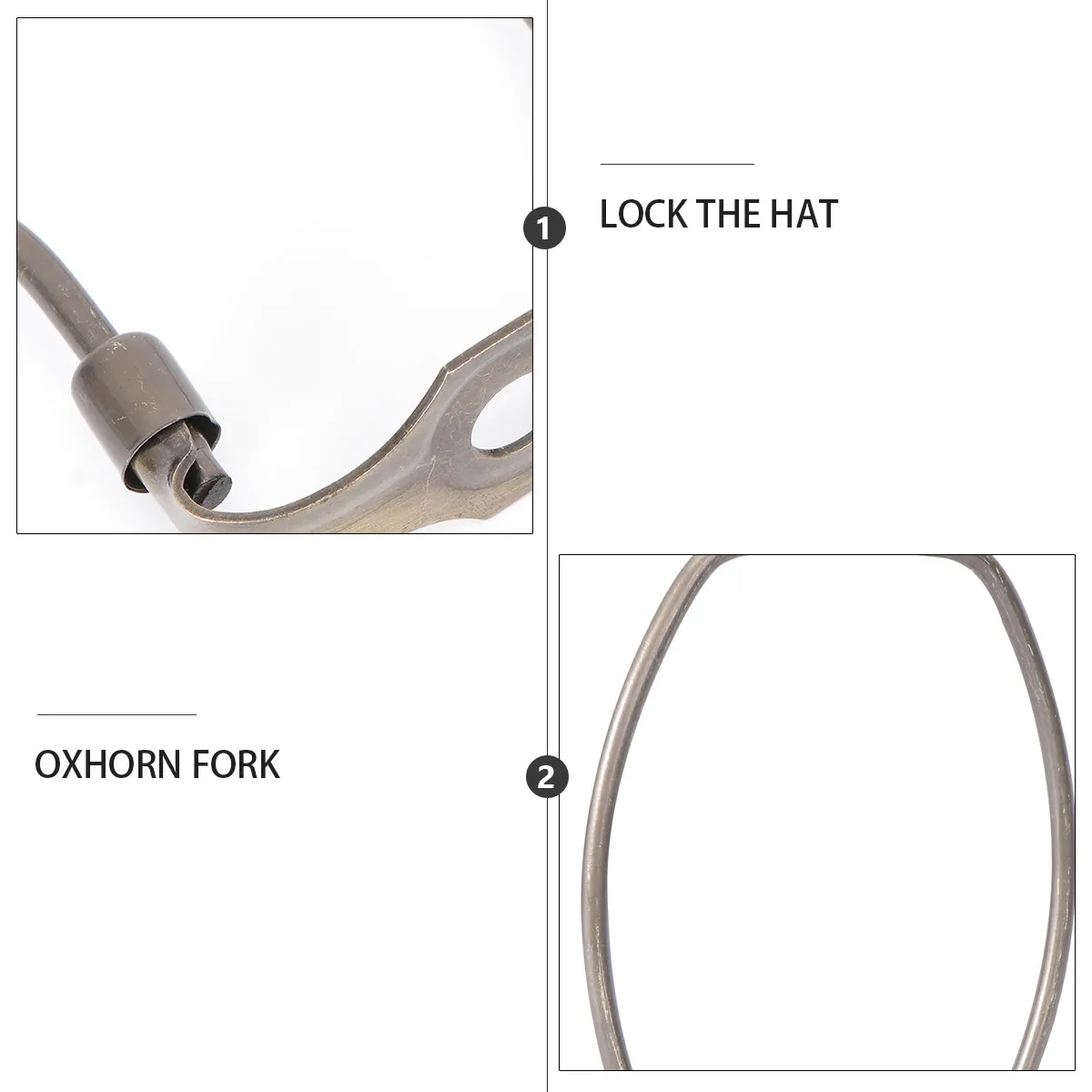 1Pcs Lamp Horn Holder Metal Harp Bracket Stable Lampshade Frame for Portable Table Floor Lamp Fixture Horn Light Bracket
