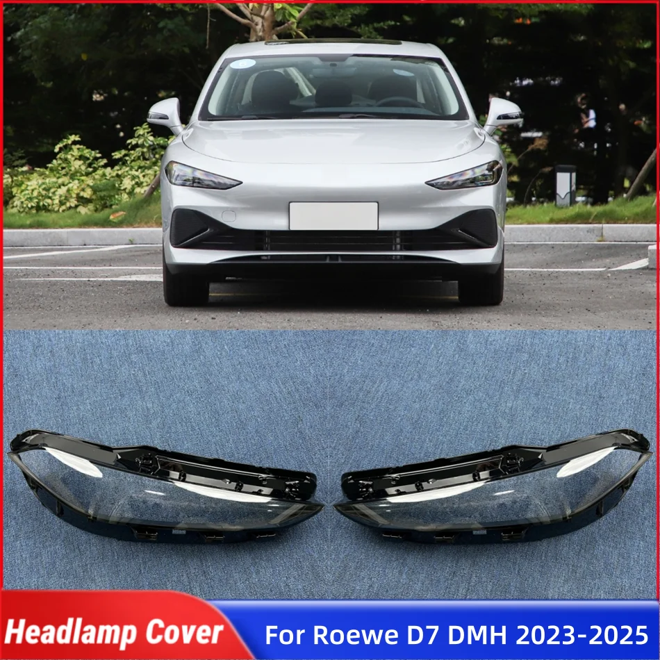 

For Roewe D7 DMH 2023 2024 2025 Car Gadgets Front Headlamp Cover Glass Shell Car Front Headlight Lens Cover Lights Shell