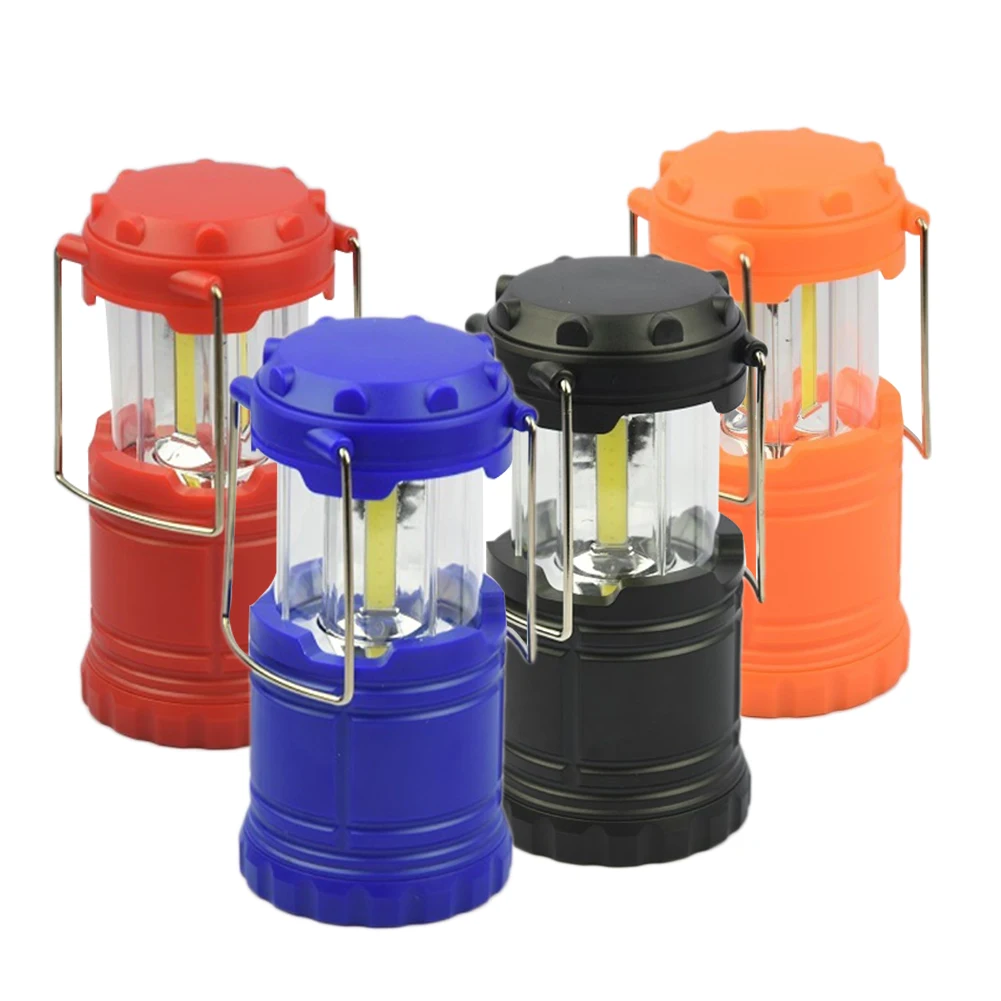 WSKEJI LED Camping Lantern Waterproof Battery Operated Extendable Camping Light Torch Mini Tent Light Emergency Flashlight