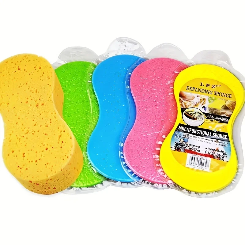 Car Wash Sponge Honeycomb Large Sponges High-density Car Washing Sponge Block Auto Detailing Foam Cleaning Tools Car Accessories