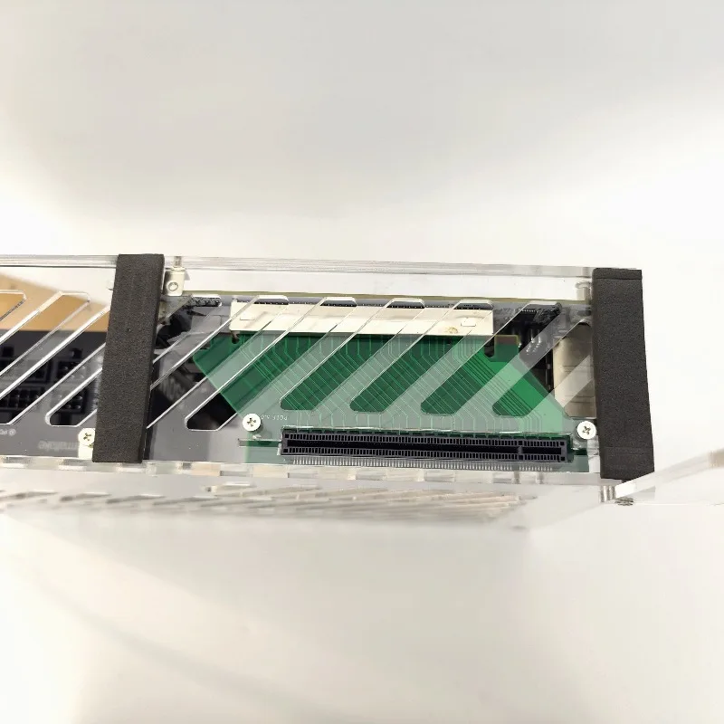 External Graphics Card Chassis Core Display Chassis 4 Liters Desktop, SFX Power Supply 3 Fans Graphics Card, Acrylic