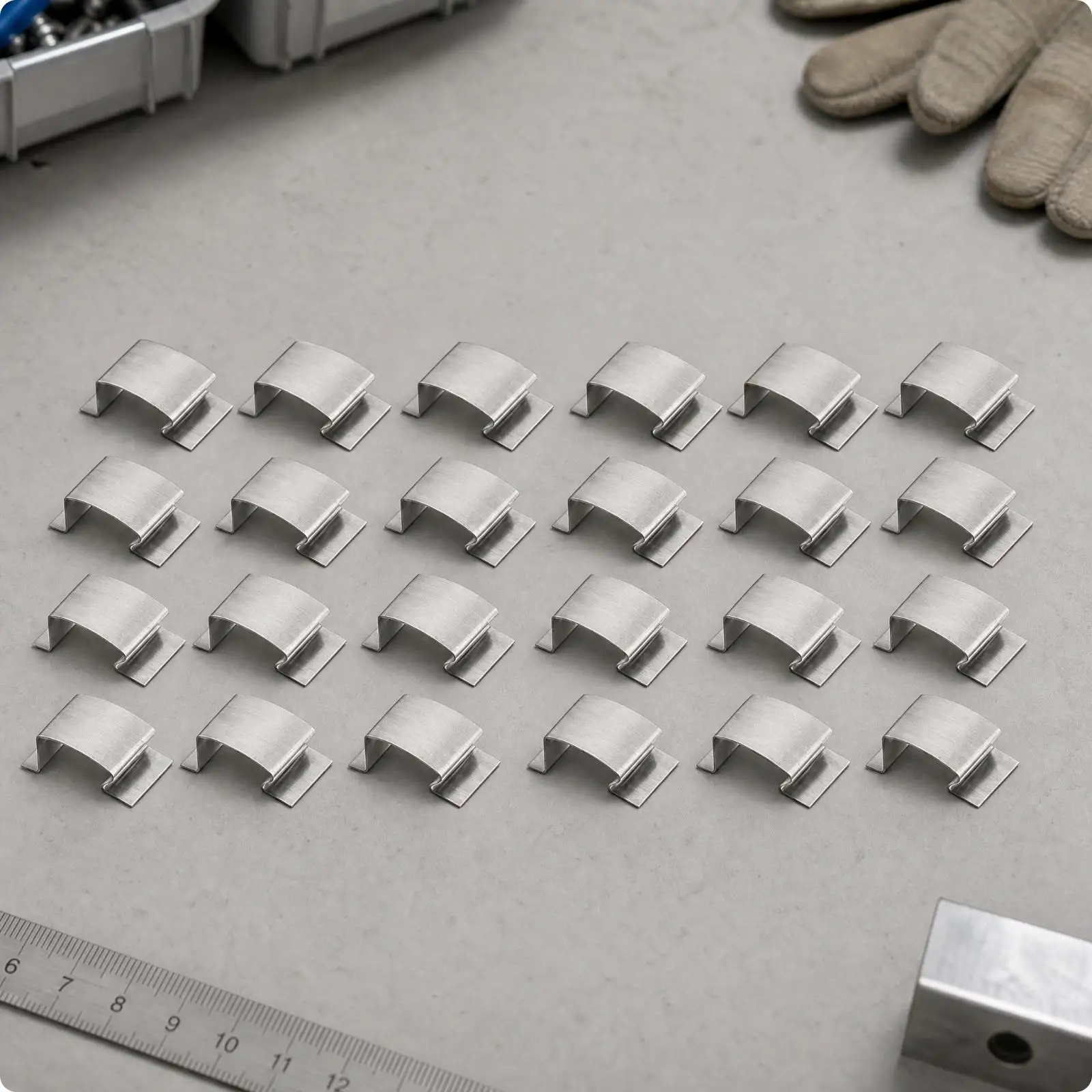 Glass Greenhouse Spring Clip Stainless Steel G Shape Fastener for Panel Securing Garden Climbing Plant Support