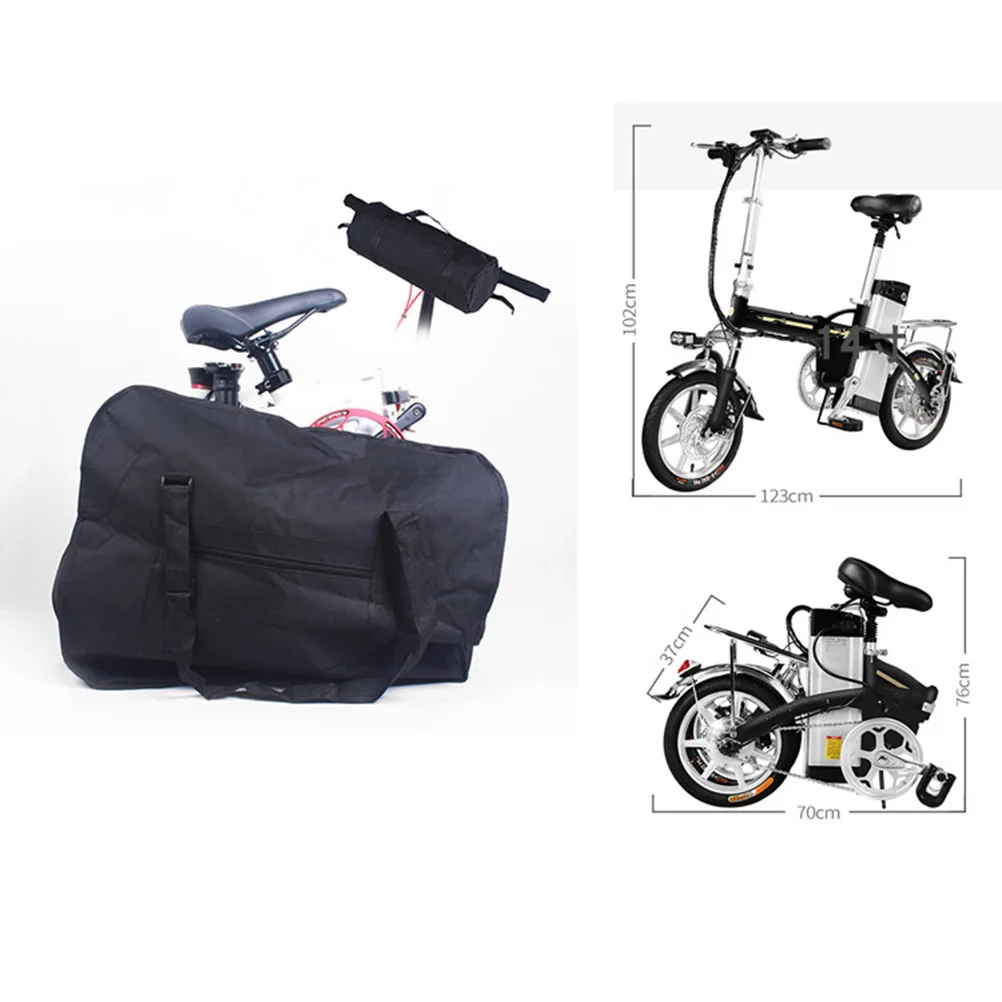 

20 Inch Bike Bag Packed Car Thickened Loading Vehicle Carrying Folding Pouch Black
