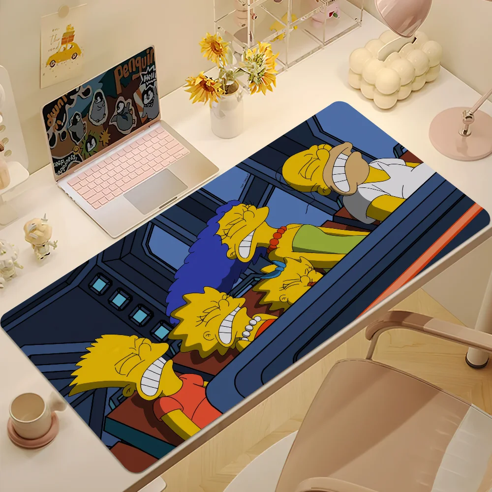 Cartoon T-De Cool S-Simpsons Voor Toetsenbord Kantoor Grote Muis Mat Pad Computer Game Grote Antislip rubberen PC Muizen