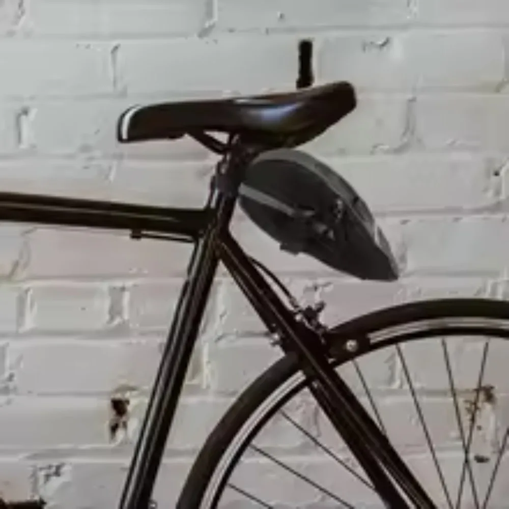 Bolsa Impermeable para Debajo del Asiento de Bicicleta, Bolsa de Almacenamiento Pequeña para Sillín de Ciclismo, Bolsa Trasera Compacta para Bicicleta de Carretera