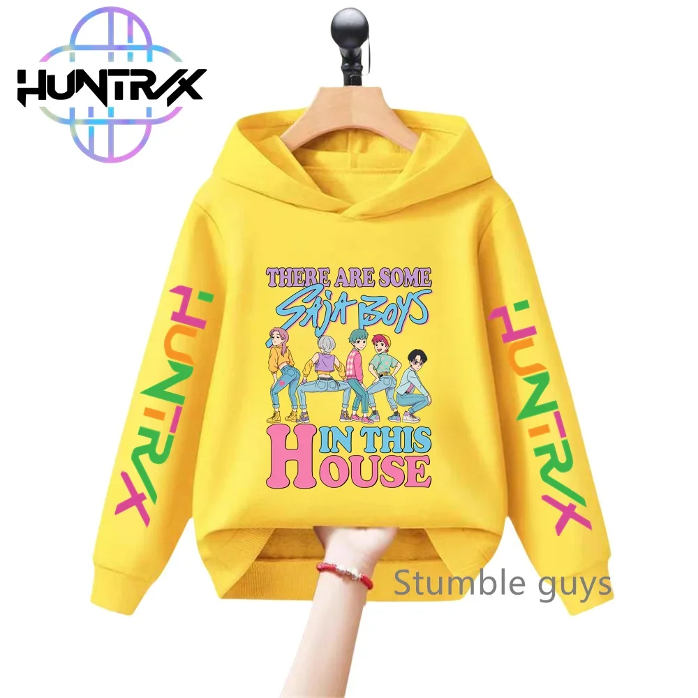 

Kids KPop Demon Hunters Autumn Boys Girls Hoodie Long Sleeve Sweatshirt Anime Clothes Casual Stylish